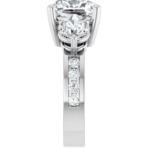 Three-Stone Engagement Ring Image 4 The Ring Austin Round Rock, TX