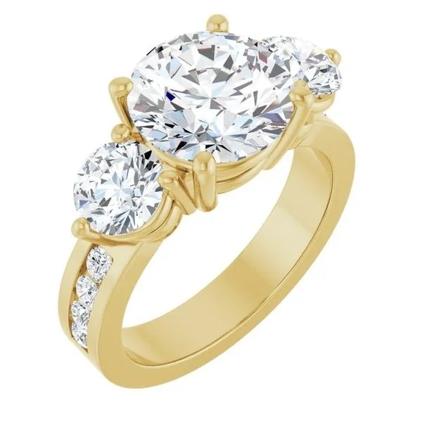 Three-Stone Engagement Ring Mark Jewellers La Crosse, WI