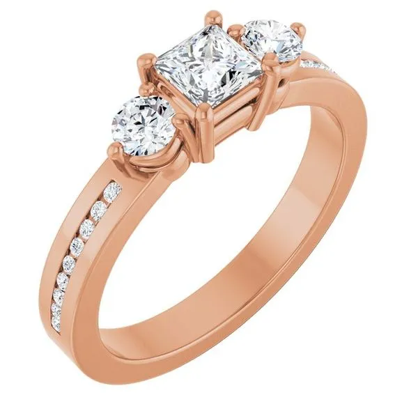 Three-Stone Engagement Ring Northwood Jewelers Northwood, OH