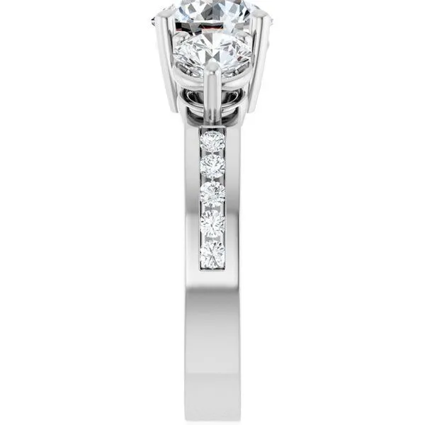 Three-Stone Engagement Ring Image 4 The Ring Austin Round Rock, TX