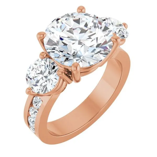 Three-Stone Engagement Ring Arezzo Jewelers Elmwood Park, IL