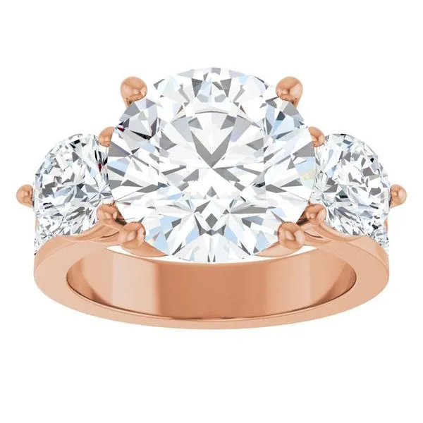 Three-Stone Engagement Ring Image 3 Jimmy Smith Jewelers Decatur, AL