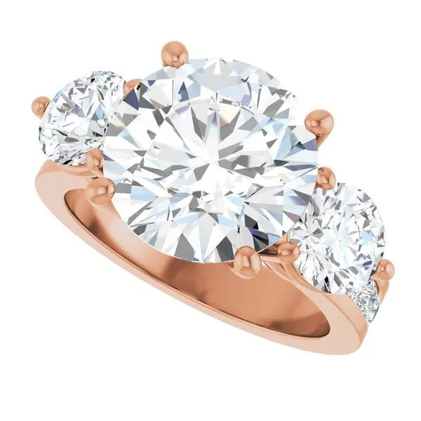 Three-Stone Engagement Ring Image 5 Clater Jewelers Louisville, KY