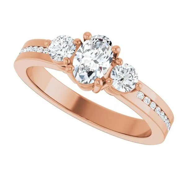 Three-Stone Engagement Ring Image 5 The Ring Austin Round Rock, TX