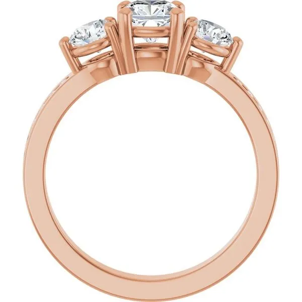 Three-Stone Engagement Ring Image 2 The Ring Austin Round Rock, TX