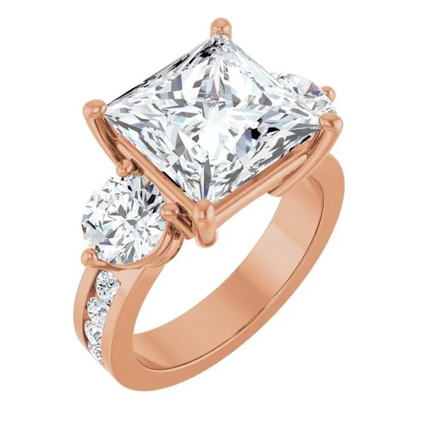 Three-Stone Engagement Ring Northwood Jewelers Northwood, OH