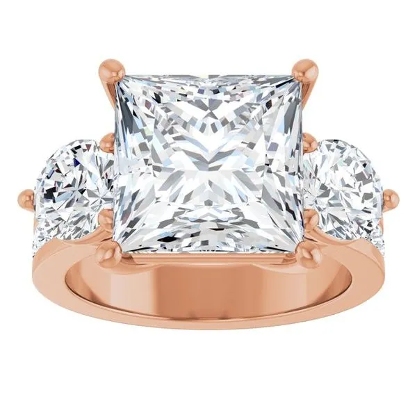 Three-Stone Engagement Ring Image 3 The Ring Austin Round Rock, TX