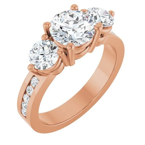 Three-Stone Engagement Ring Northwood Jewelers Northwood, OH