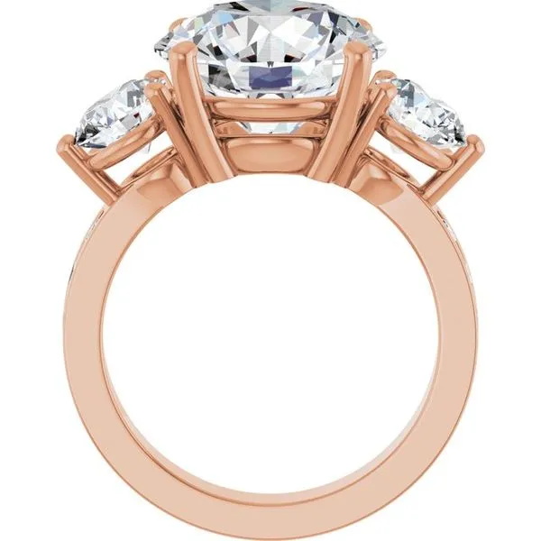 Three-Stone Engagement Ring Image 2 The Ring Austin Round Rock, TX