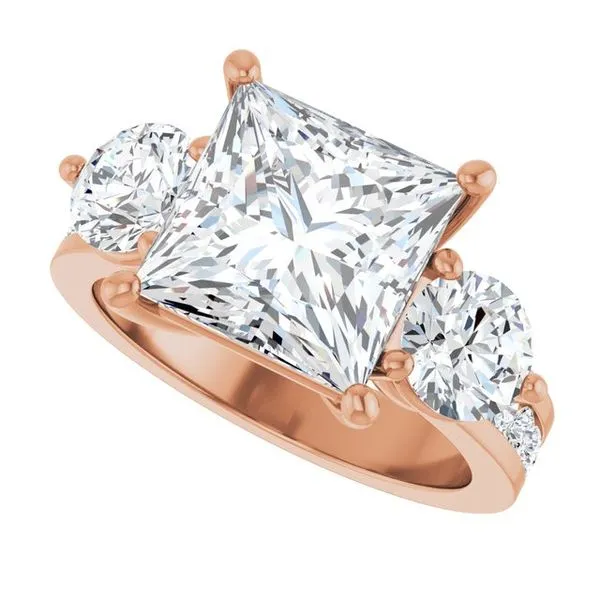 Three-Stone Engagement Ring Image 5 The Ring Austin Round Rock, TX