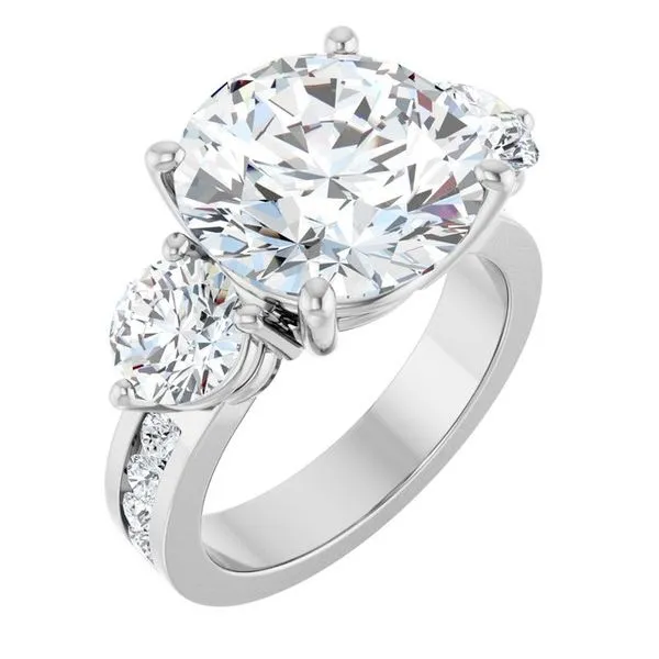 Three-Stone Engagement Ring Austin's Fine Diamonds & Jewelry Lyndhurst, NJ