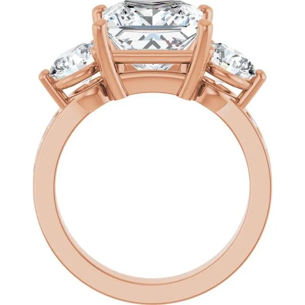 Three-Stone Engagement Ring Image 2 Clater Jewelers Louisville, KY