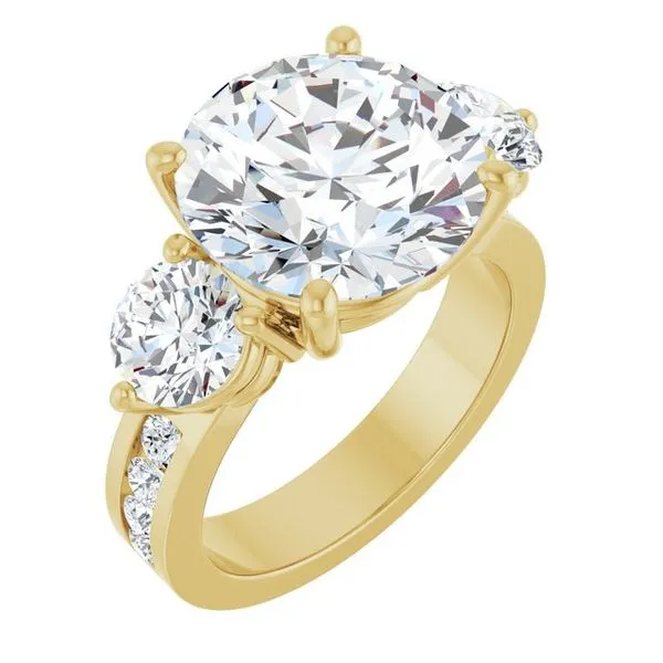 Three-Stone Engagement Ring Northwood Jewelers Northwood, OH