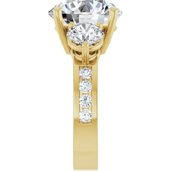 Three-Stone Engagement Ring Image 4 The Ring Austin Round Rock, TX