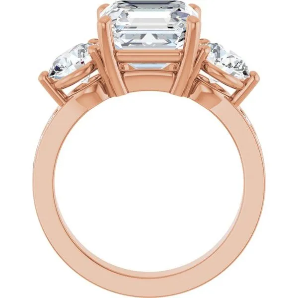 Three-Stone Engagement Ring Image 2 The Ring Austin Round Rock, TX