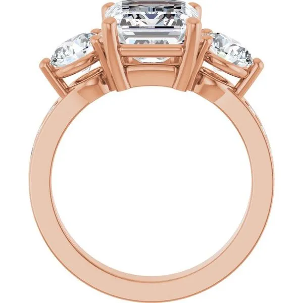 Three-Stone Engagement Ring Image 2 Clater Jewelers Louisville, KY