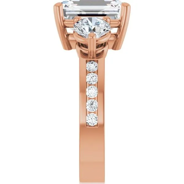 Three-Stone Engagement Ring Image 4 The Ring Austin Round Rock, TX