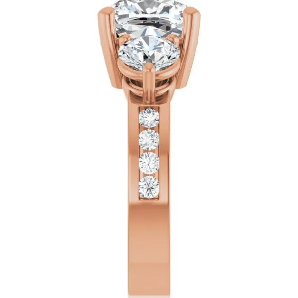 Three-Stone Engagement Ring Image 4 Paul James Jewelers Angels Camp, CA