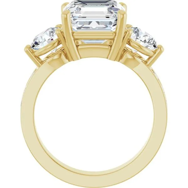 Three-Stone Engagement Ring Image 2 The Ring Austin Round Rock, TX
