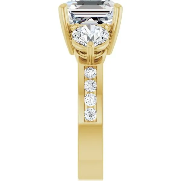 Three-Stone Engagement Ring Image 4 The Ring Austin Round Rock, TX