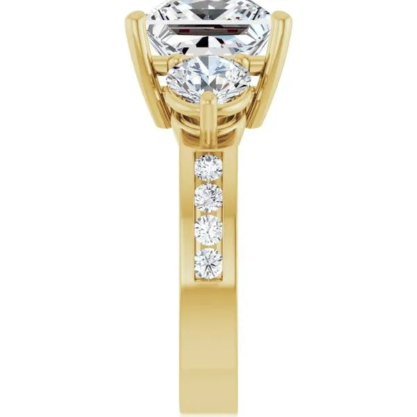 Three-Stone Engagement Ring Image 4 The Ring Austin Round Rock, TX