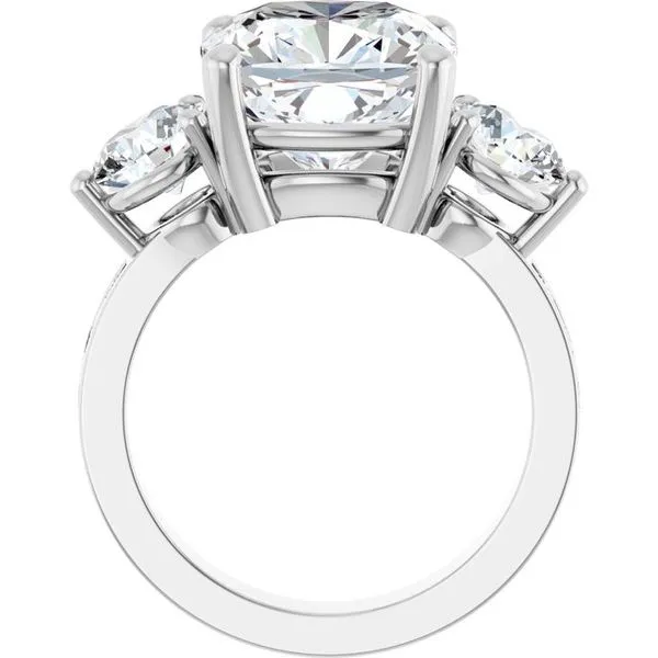 Three-Stone Engagement Ring Image 2 The Ring Austin Round Rock, TX