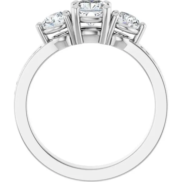 Three-Stone Engagement Ring Image 2 The Ring Austin Round Rock, TX