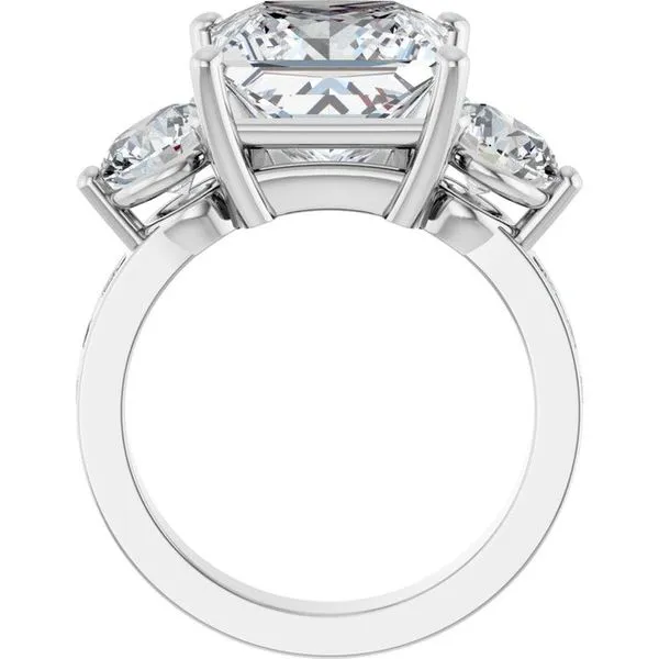 Three-Stone Engagement Ring Image 2 Paul James Jewelers Angels Camp, CA