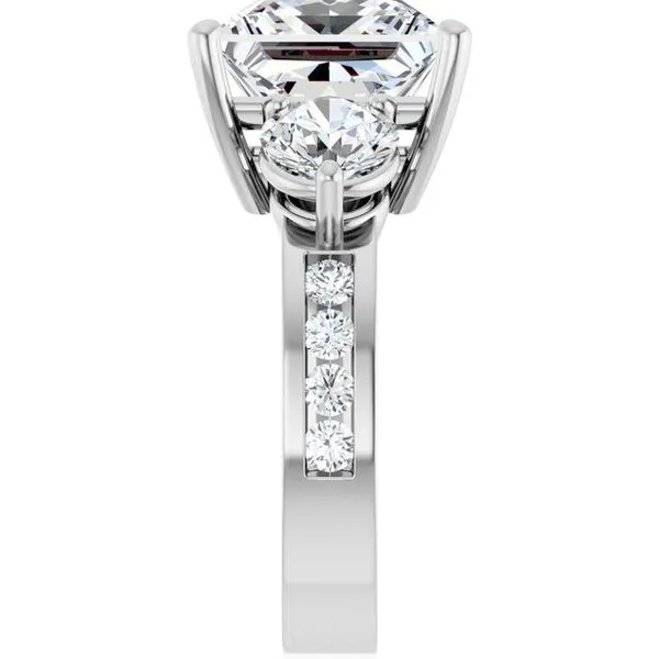 Three-Stone Engagement Ring Image 4 Paul James Jewelers Angels Camp, CA