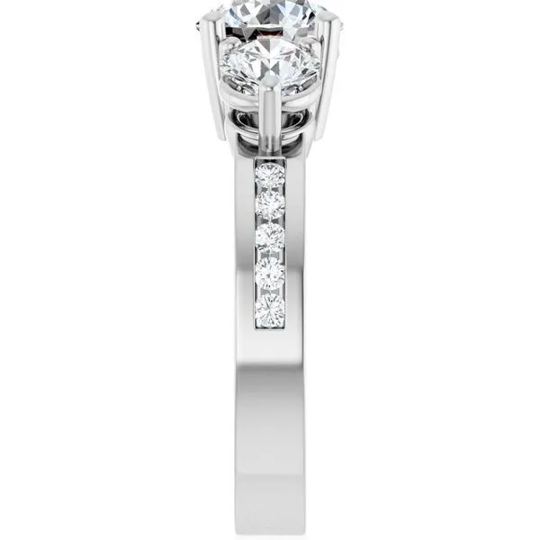 Three-Stone Engagement Ring Image 4 The Ring Austin Round Rock, TX