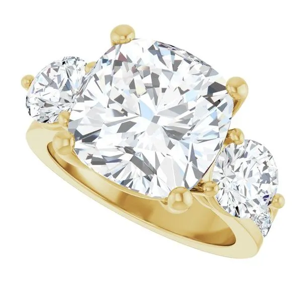 Three-Stone Engagement Ring Image 5 Northwood Jewelers Northwood, OH