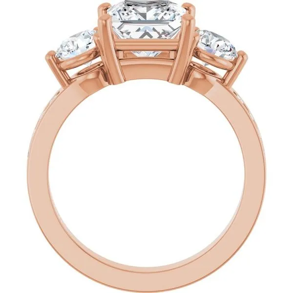 Three-Stone Engagement Ring Image 2 Paul James Jewelers Angels Camp, CA