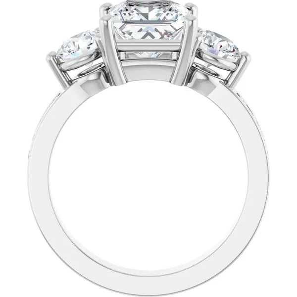 Three-Stone Engagement Ring Image 2 The Ring Austin Round Rock, TX