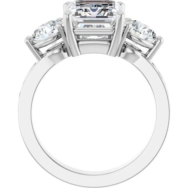 Three-Stone Engagement Ring Image 2 Clater Jewelers Louisville, KY