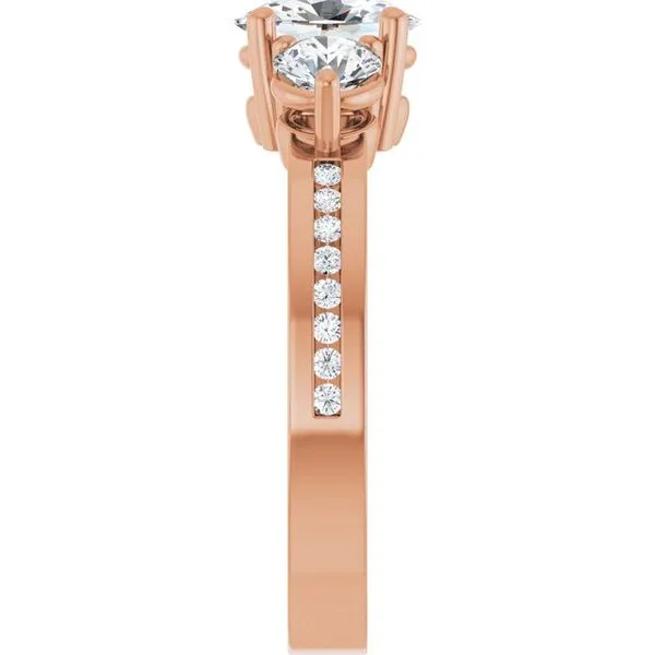 Three-Stone Engagement Ring Image 4 The Ring Austin Round Rock, TX