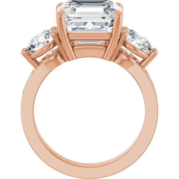 Three-Stone Engagement Ring Image 2 Clater Jewelers Louisville, KY