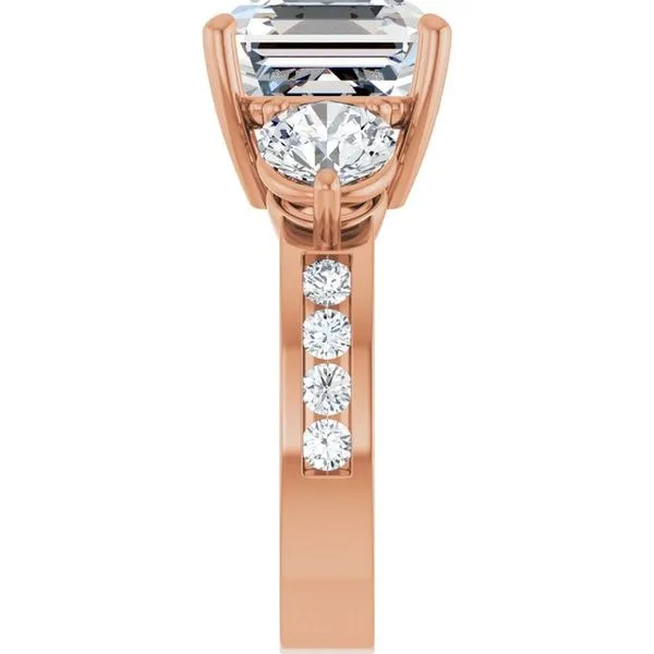 Three-Stone Engagement Ring Image 4 Clater Jewelers Louisville, KY