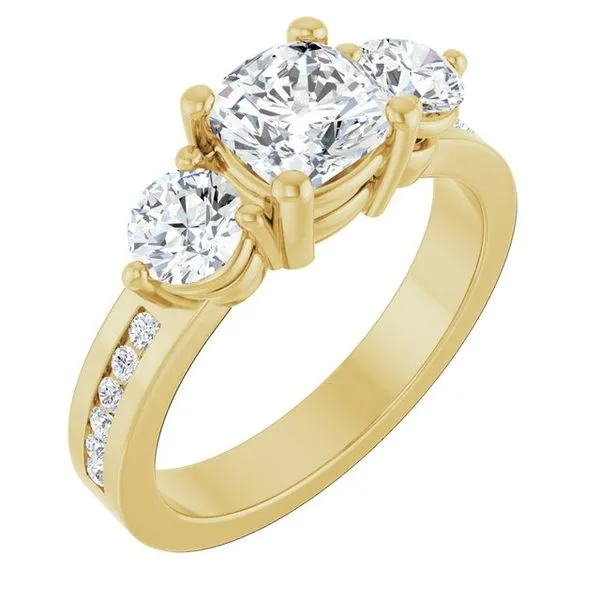 Three-Stone Engagement Ring Austin's Fine Diamonds & Jewelry Lyndhurst, NJ