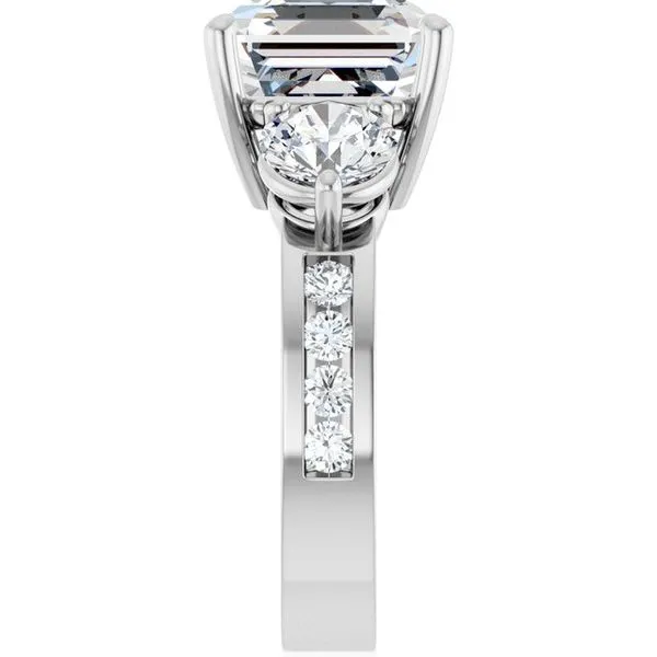 Three-Stone Engagement Ring Image 4 The Ring Austin Round Rock, TX