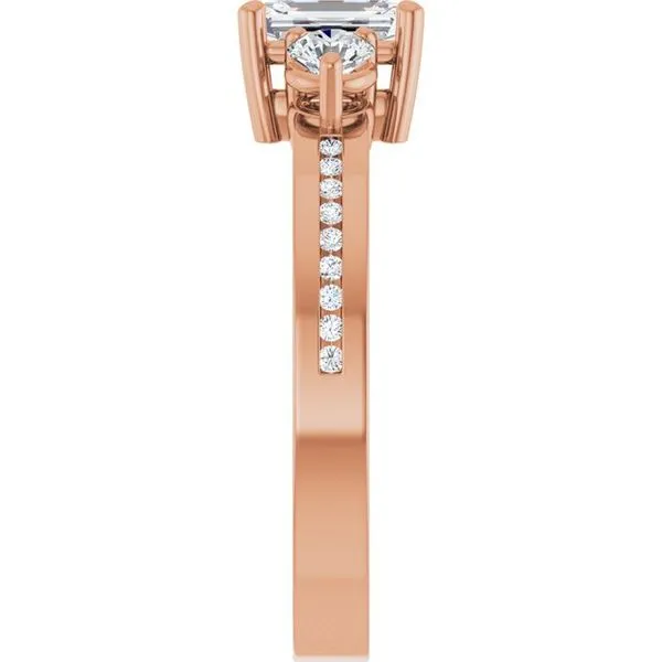 Three-Stone Engagement Ring Image 4 The Ring Austin Round Rock, TX