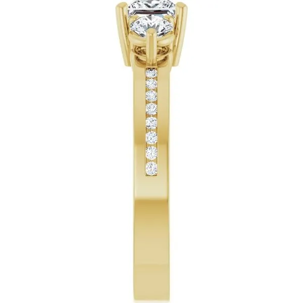 Three-Stone Engagement Ring Image 4 The Ring Austin Round Rock, TX