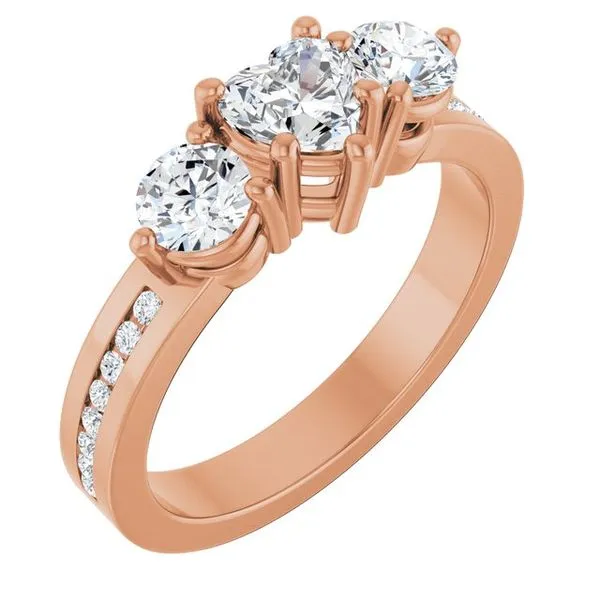 Three-Stone Engagement Ring Northwood Jewelers Northwood, OH