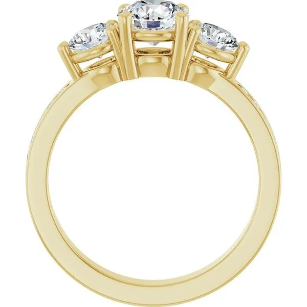 Three-Stone Engagement Ring Image 2 Rox Atlanta Jewelers Decatur, GA