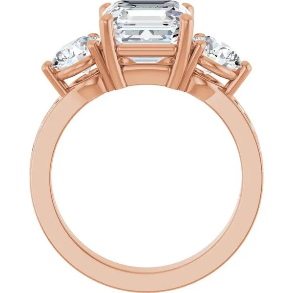 Three-Stone Engagement Ring Image 2 Mark Jewellers La Crosse, WI