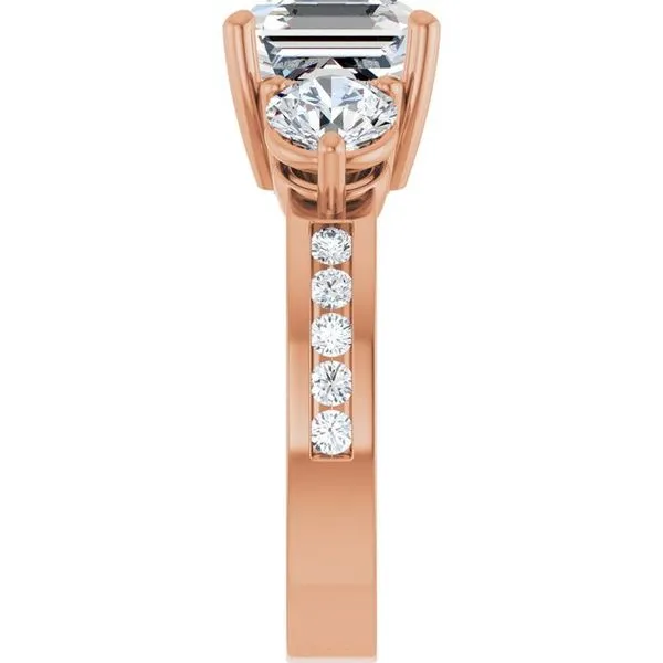 Three-Stone Engagement Ring Image 4 Rox Atlanta Jewelers Decatur, GA