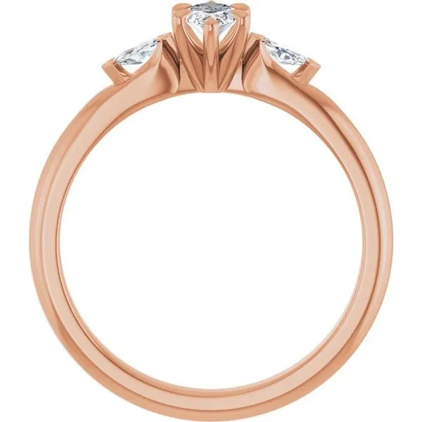 Claw-Prong Three-Stone Engagement Ring Image 2 Clater Jewelers Louisville, KY