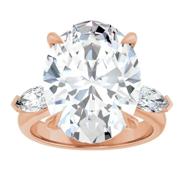 Claw-Prong Three-Stone Engagement Ring Image 3 Raleigh Diamond Fine Jewelry Raleigh, NC