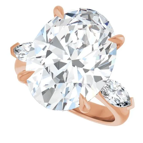 Claw-Prong Three-Stone Engagement Ring Image 5 Arezzo Jewelers Elmwood Park, IL