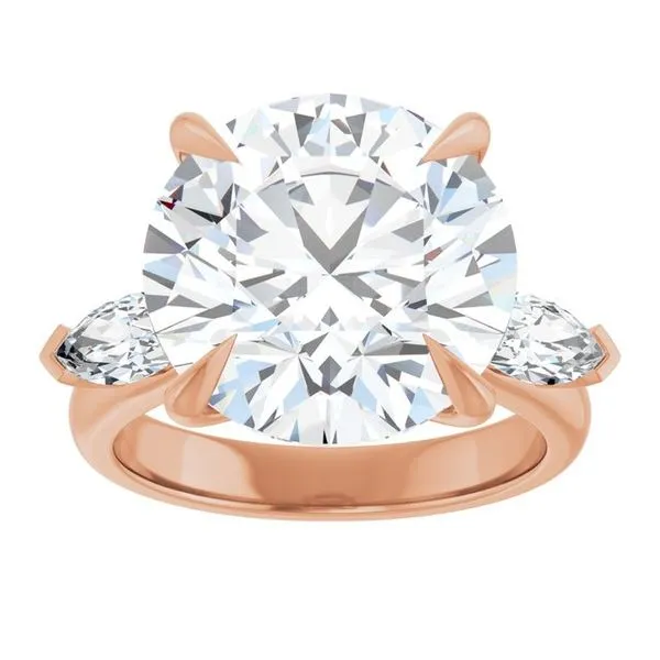 Claw-Prong Three-Stone Engagement Ring Image 3 Mark Jewellers La Crosse, WI