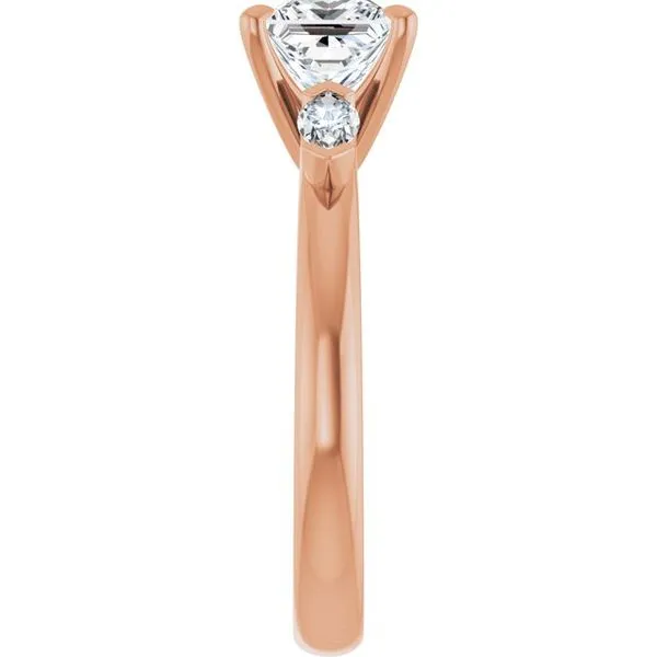 Claw-Prong Three-Stone Engagement Ring Image 4 J. Thomas Jewelers Rochester Hills, MI